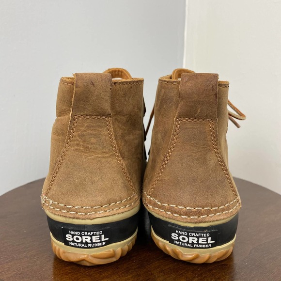 Sorel Out N about Leather Snow Boot Sz 7 - Picture 6 of 10